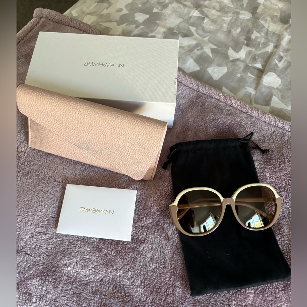 ZIMMERMANN 59mm Joliette Round Sunglasses